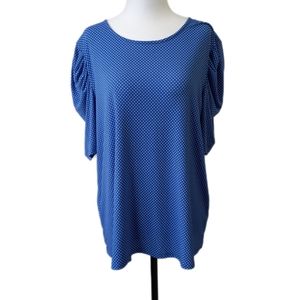💥3/$25💥ADRIANNA PAPELL | XL polka dot blouse
